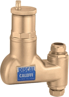 Luchtafscheider Discal verticaal 22mm knel (Caleffi)